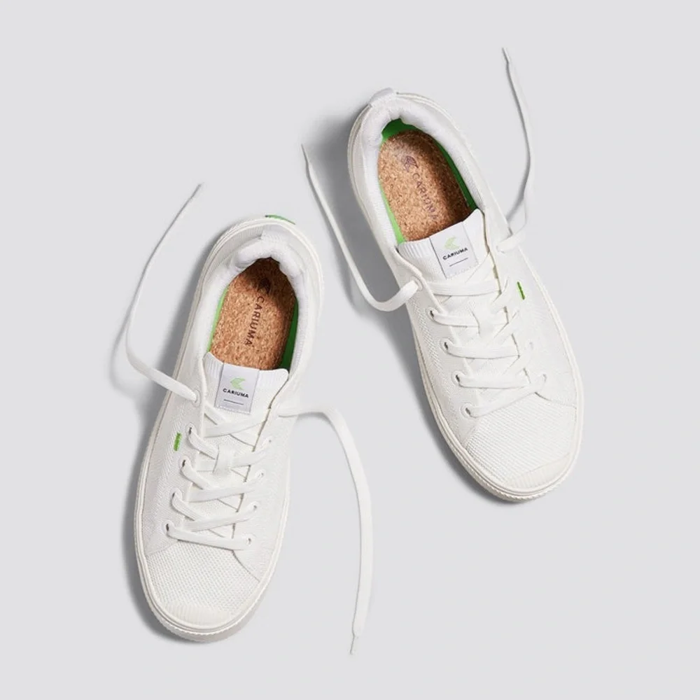CARIUMA Off White Knit IBI Low Sneakers - Picture 2 of 11